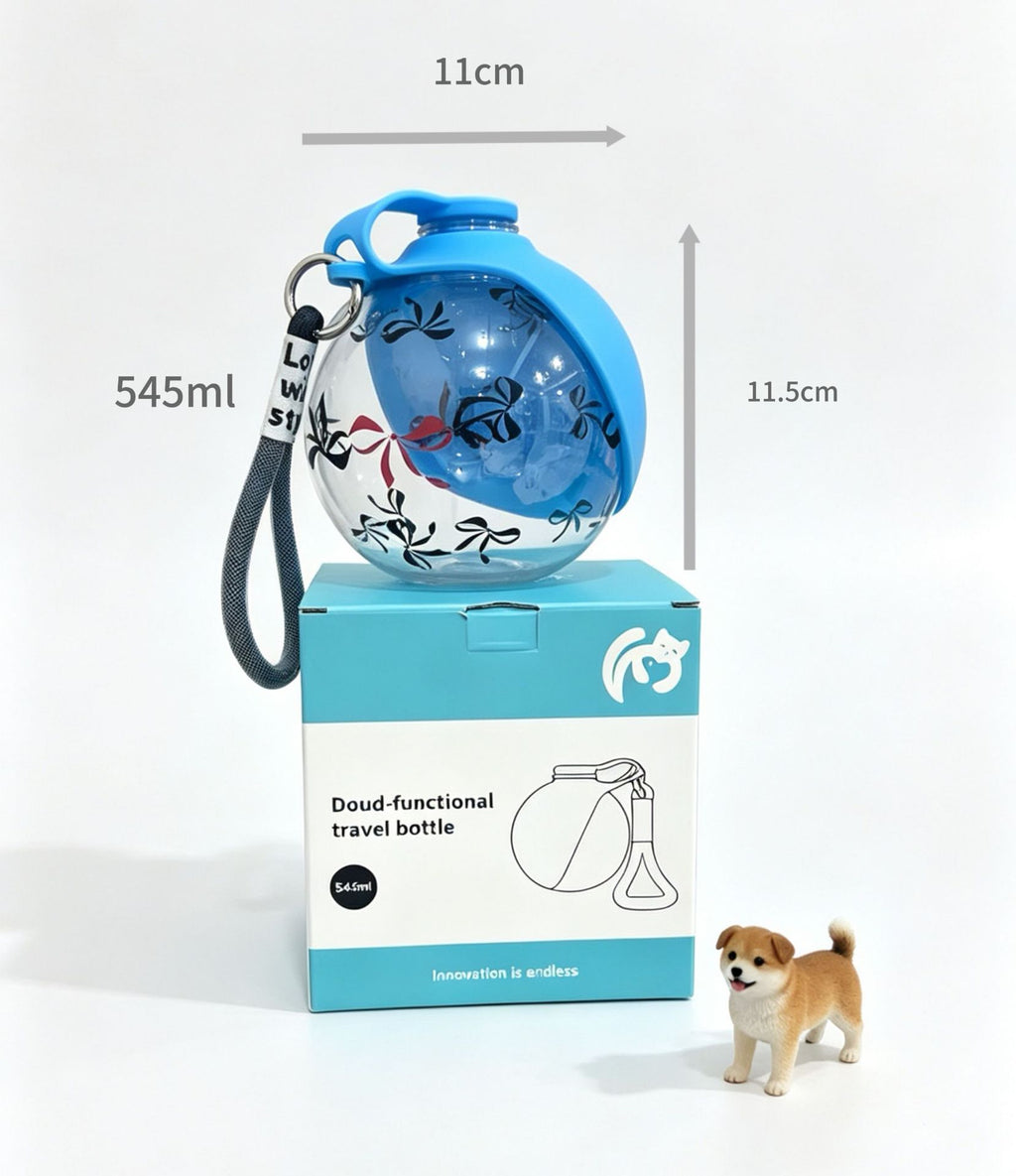 Portable Pet Water Bottle - Leak-Proof Travel Hydration for Dogs & Cats