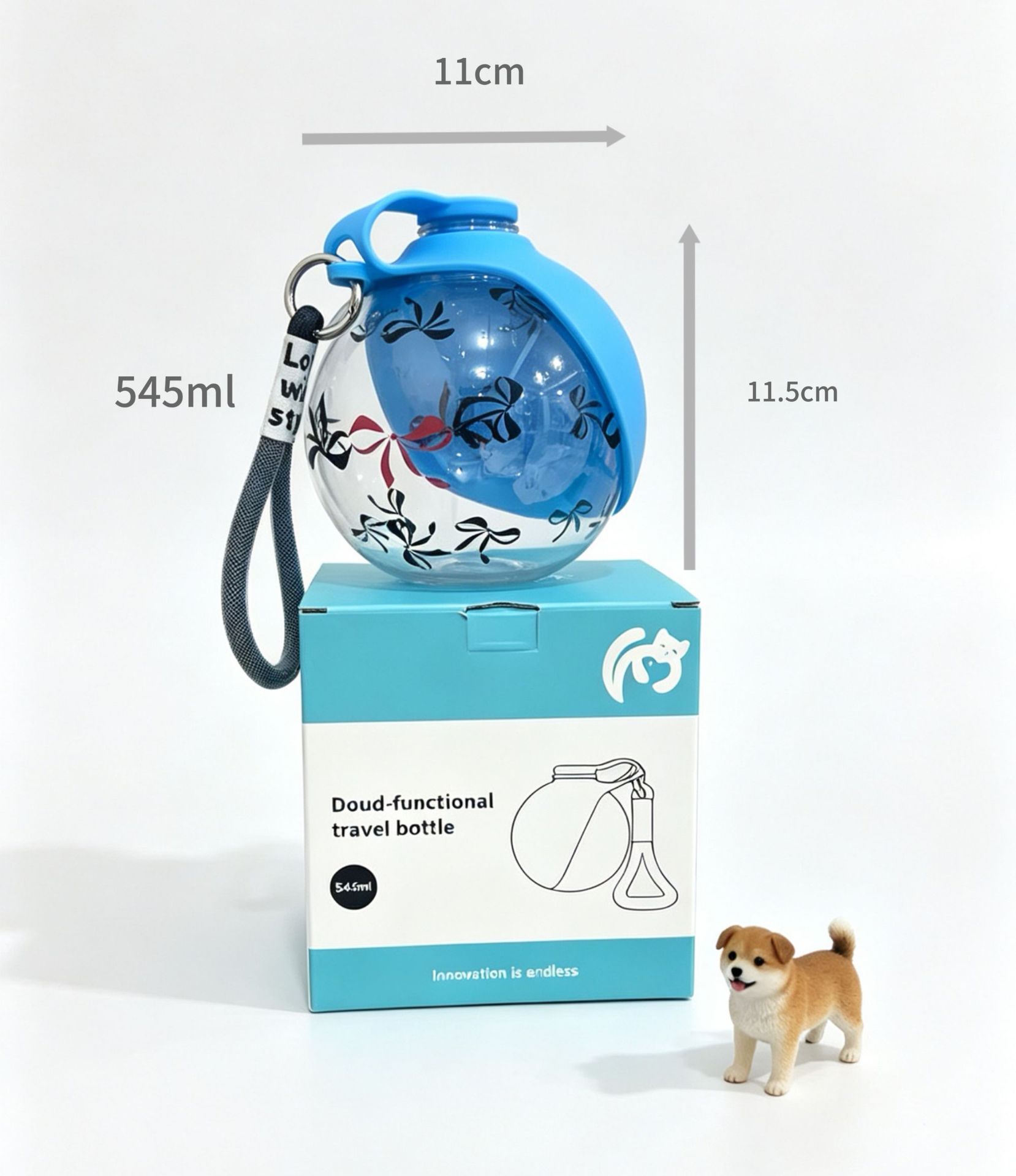 Portable Pet Water Bottle - Leak-Proof Travel Hydration for Dogs & Cats