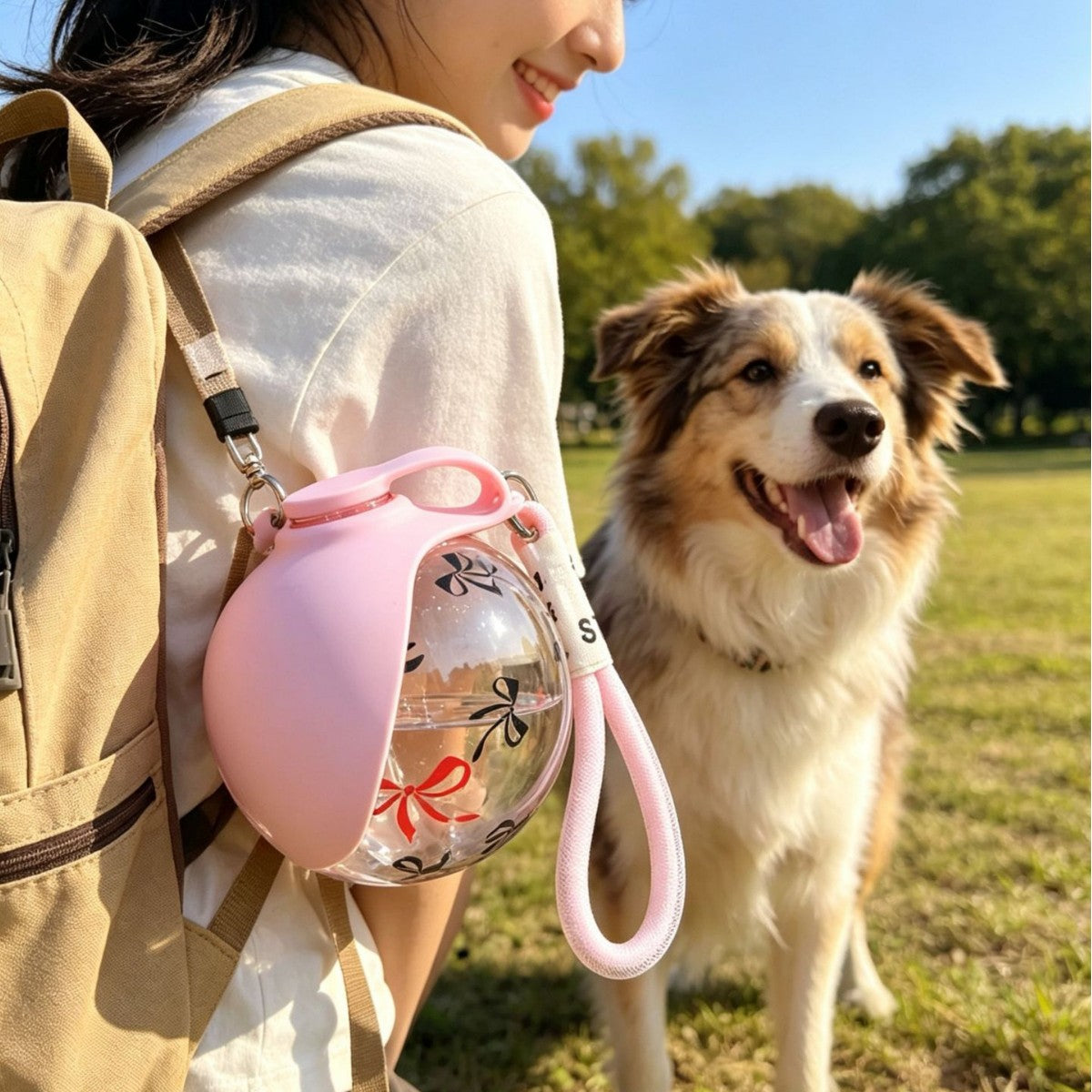 Portable Pet Water Bottle - Leak-Proof Travel Hydration for Dogs & Cats