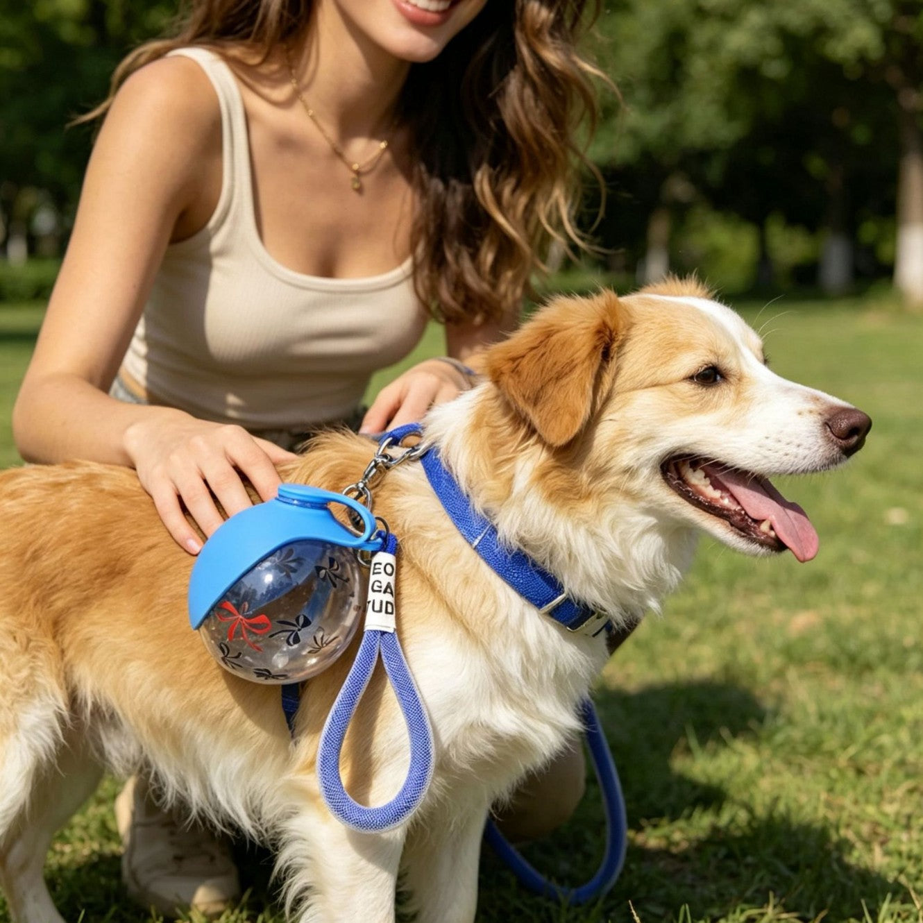 Portable Pet Water Bottle - Leak-Proof Travel Hydration for Dogs & Cats