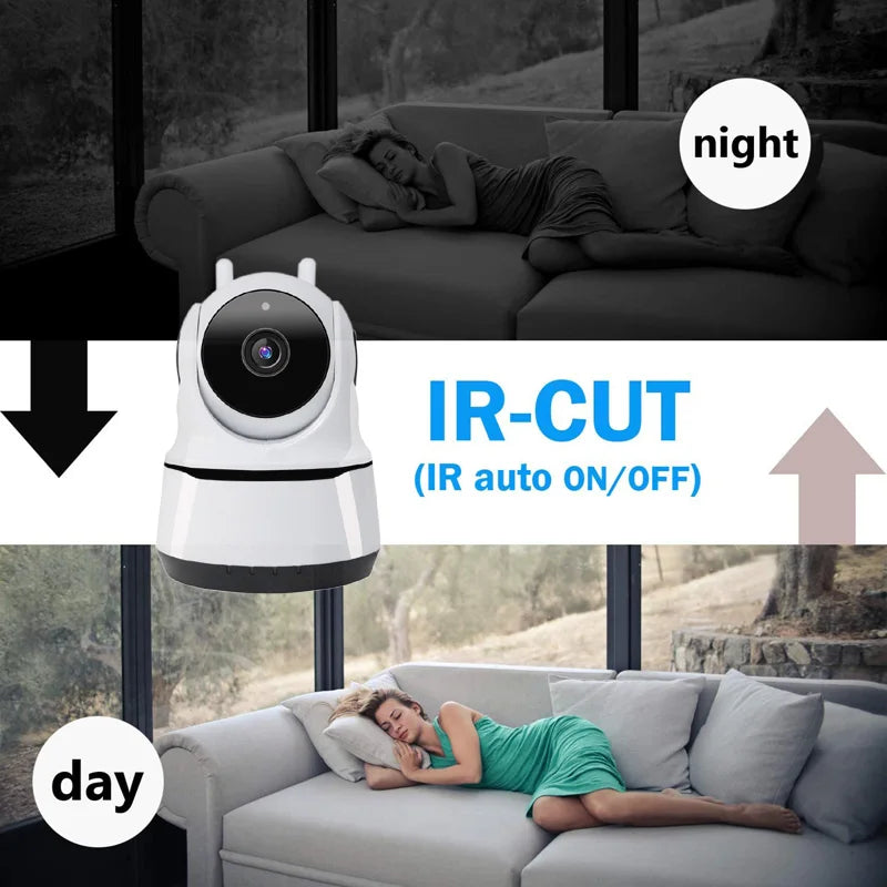 Smart pet feeder camera 1080p wifi