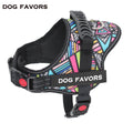 Reflective No-Pull Dog Harness Vest with Customizable Tags - Safe Training & Walking Gear