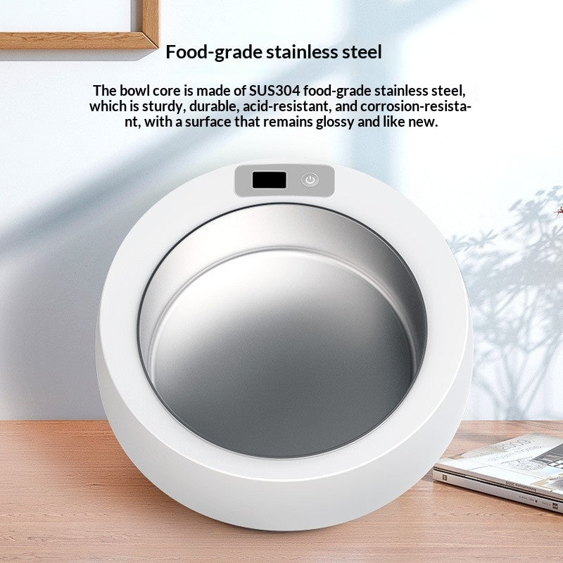 Smart Heated Pet Bowl - Temperature Control Stainless Steel Feeding Bowl for Dogs & Cats