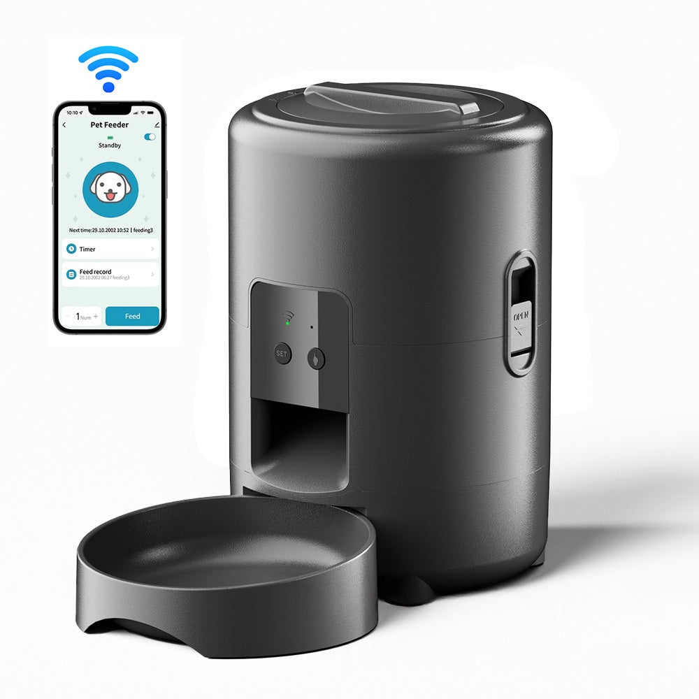 Smart Pet Feeder 2L - Automatic Dog Food Dispenser for Scheduled Feeding